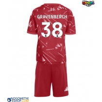 Otroški Nogometni dresi Liverpool Ryan Gravenberch #38 Domači 2026-27 Kratek Rokav (+ Kratke hlače)